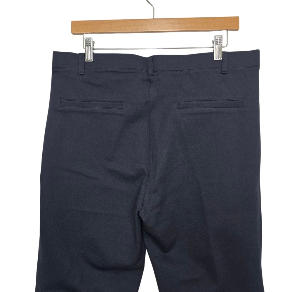 Quince X Petite Navy Blue High Waisted Stretch Pants Women's Size XL - Picture 10 of 10